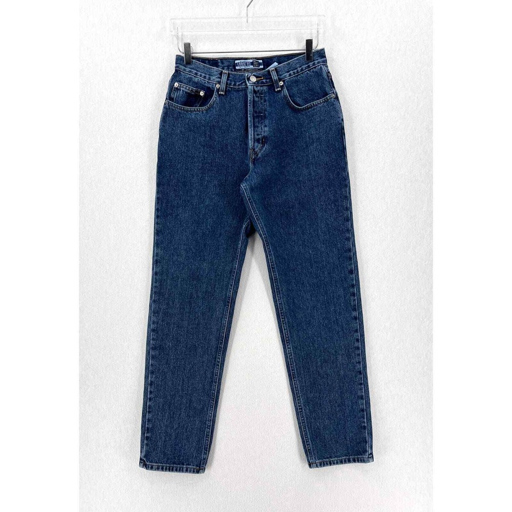 Gap Jeans Women 10 Blue Loose Fit High Rise Straight Leg Denim